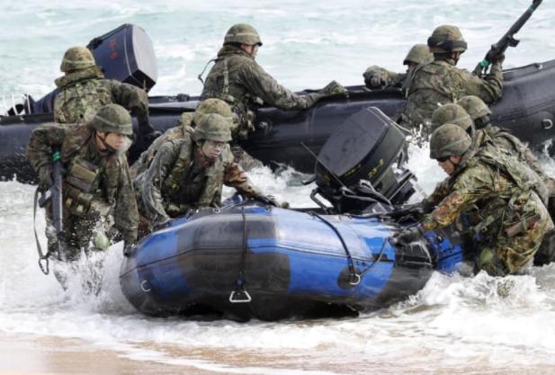 日本海军夺岛行动,日本自卫队夺岛行动