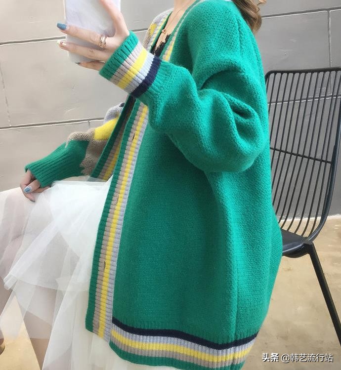 韩版穿搭女装高级感春,女装毛衣新款韩风搭配