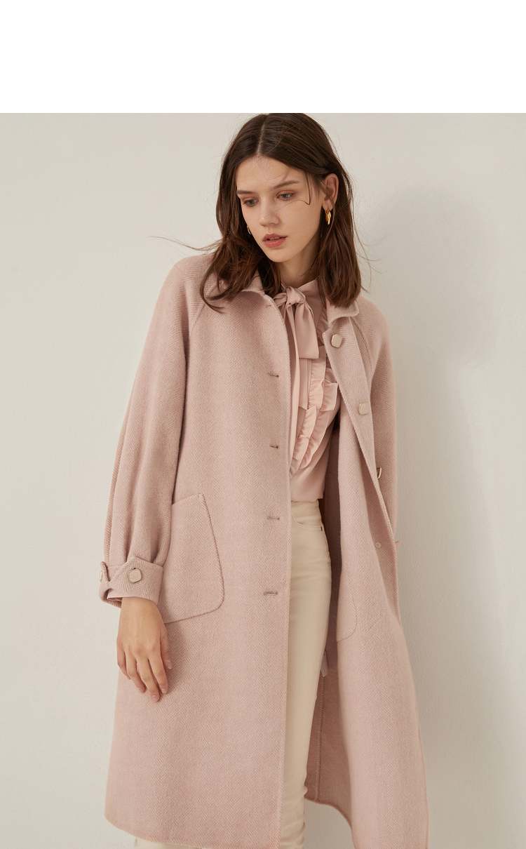 莱茵新款大衣,春季莱茵蓝色外套穿搭