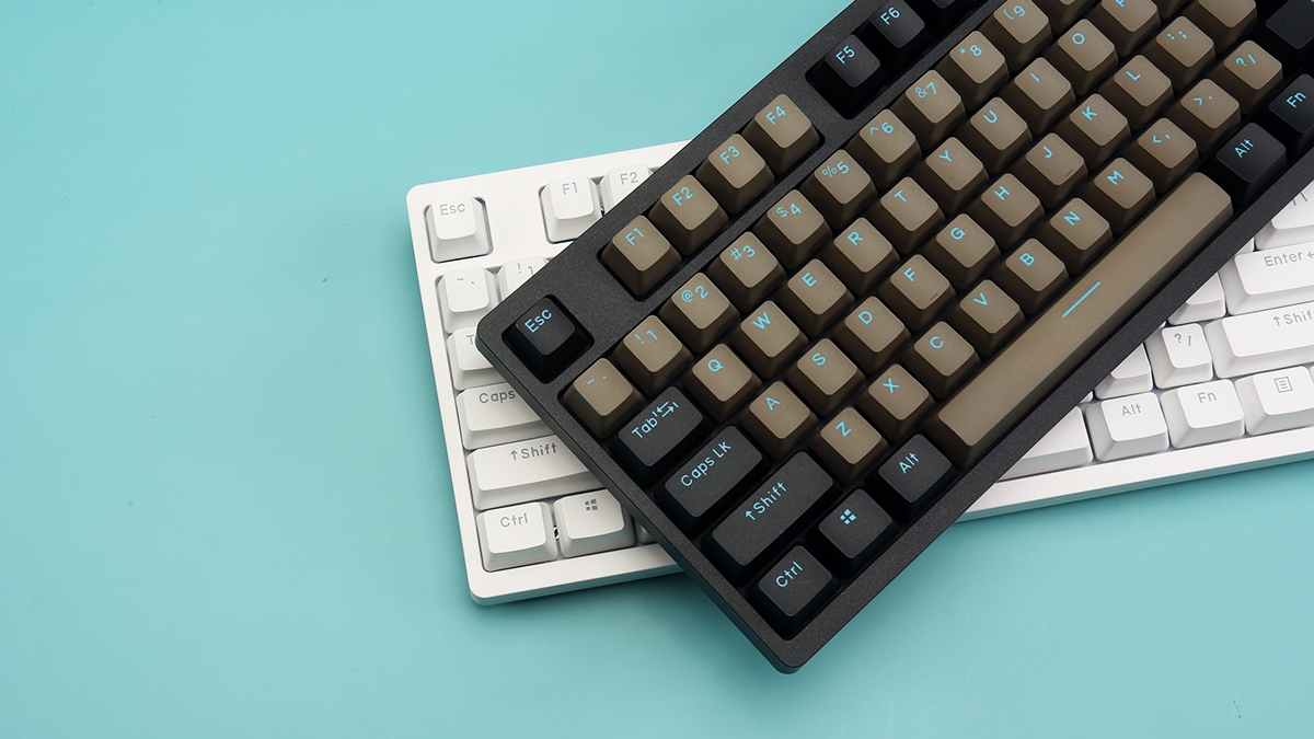 达尔优a87天空轴键盘整体图片,达尔优键盘a87pro买哪款好