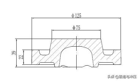 一种解决热镦机扁薄类锻件顶出变形的方法