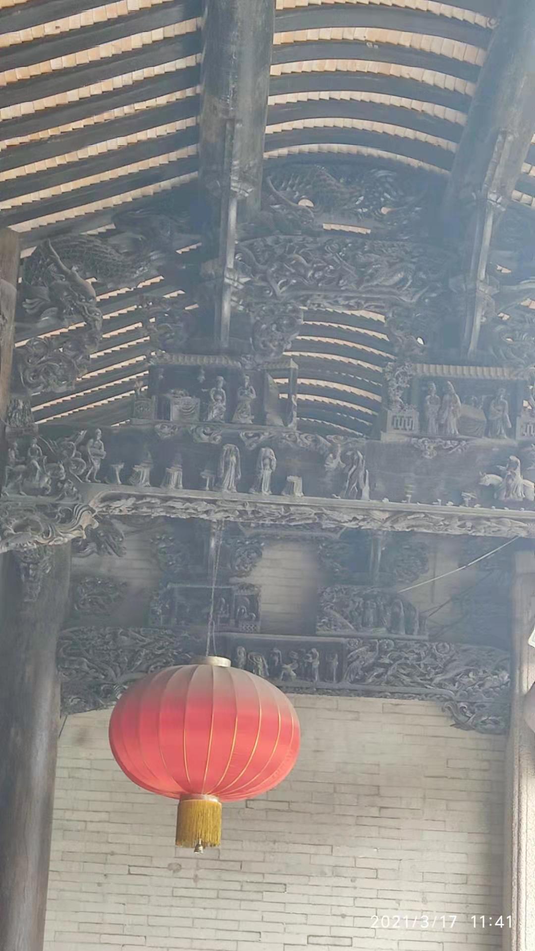 走访“平地黄”，睇大宗祠“花堂”