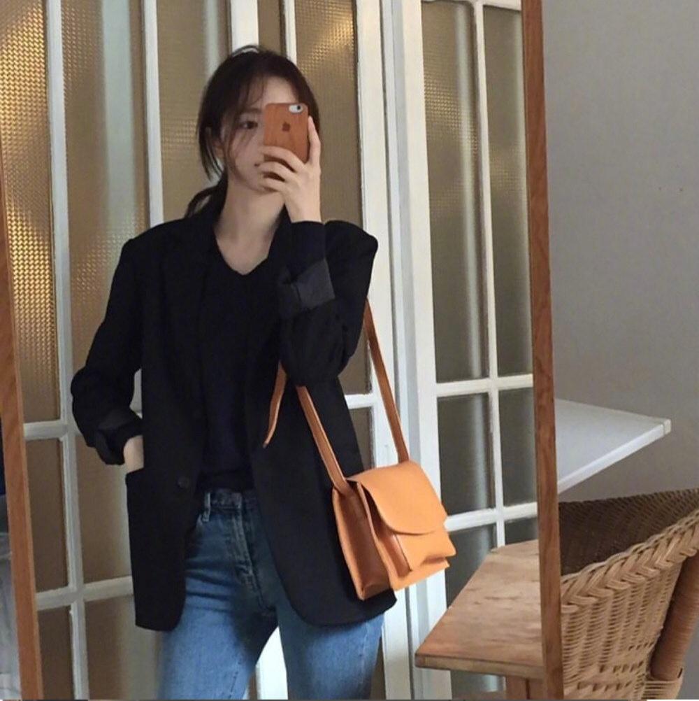 经典又青春简单又百搭的小西装,秋冬小西装怎么搭配显气质