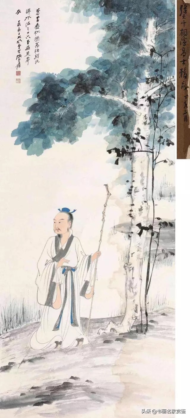 张大千最著名的画人物,上世纪画坛大师