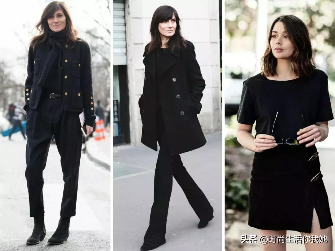 冬季一身黑穿衣搭配,入冬了教你如何百搭穿衣