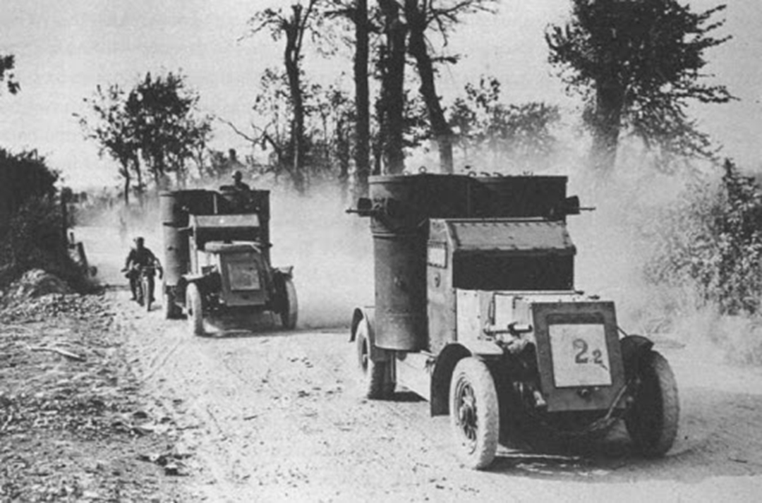 简单的德军装甲车,沙俄奥斯汀超重型坦克