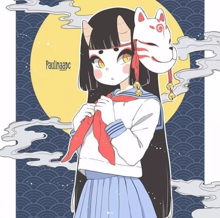 马克笔插画我是小妖怪,马克笔手绘插画清新