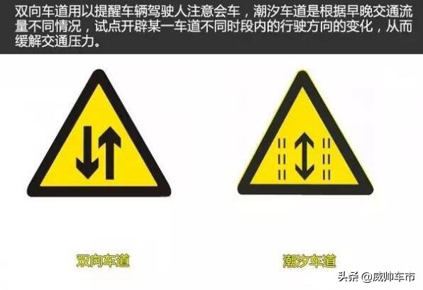 分不清的路标,分不清交通标志