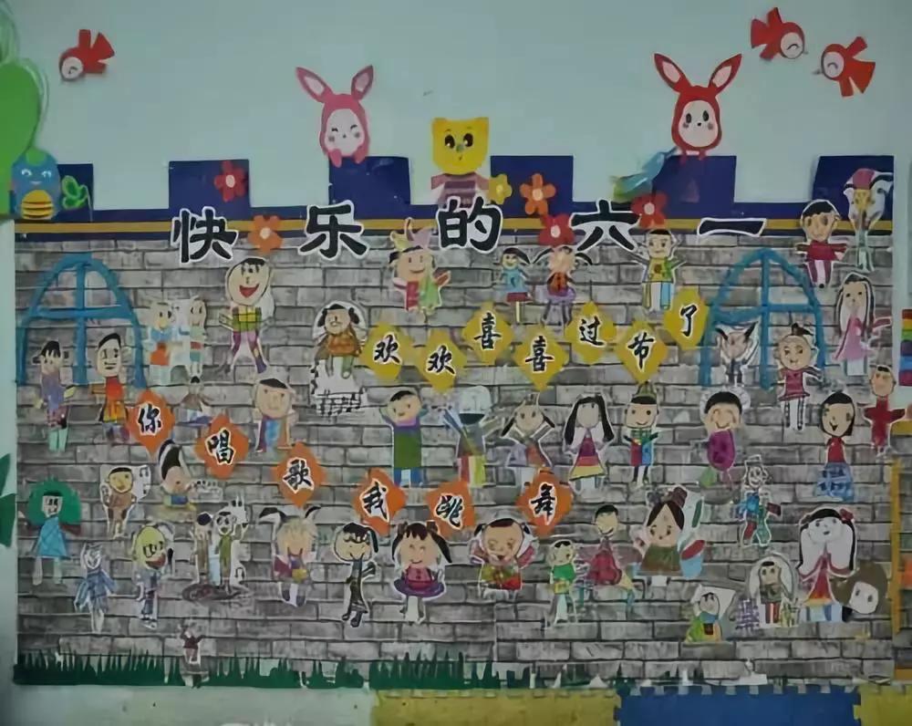 幼儿园六一儿童节主题墙设计理念,六一儿童节的主题墙幼儿园