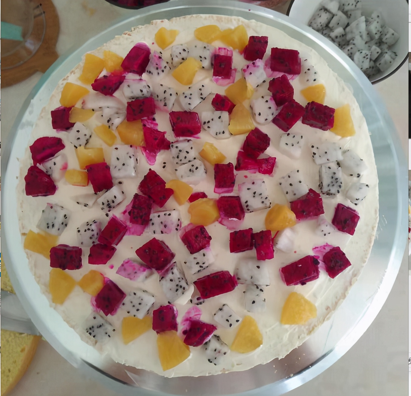 妈妈生日蛋糕40-50岁洋气6寸,妈妈送给奶奶的长方体生日蛋糕