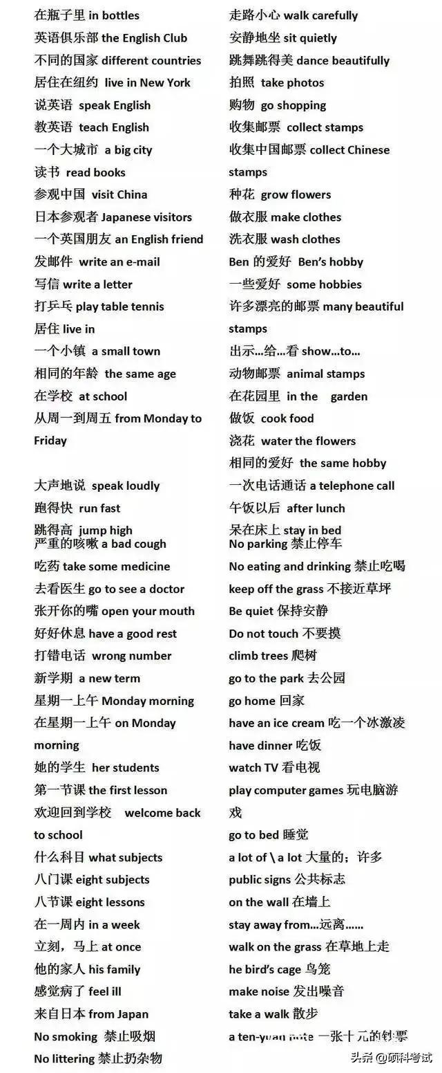 小学六年级英语句型整理,小学六年级英语知识点汇总归纳