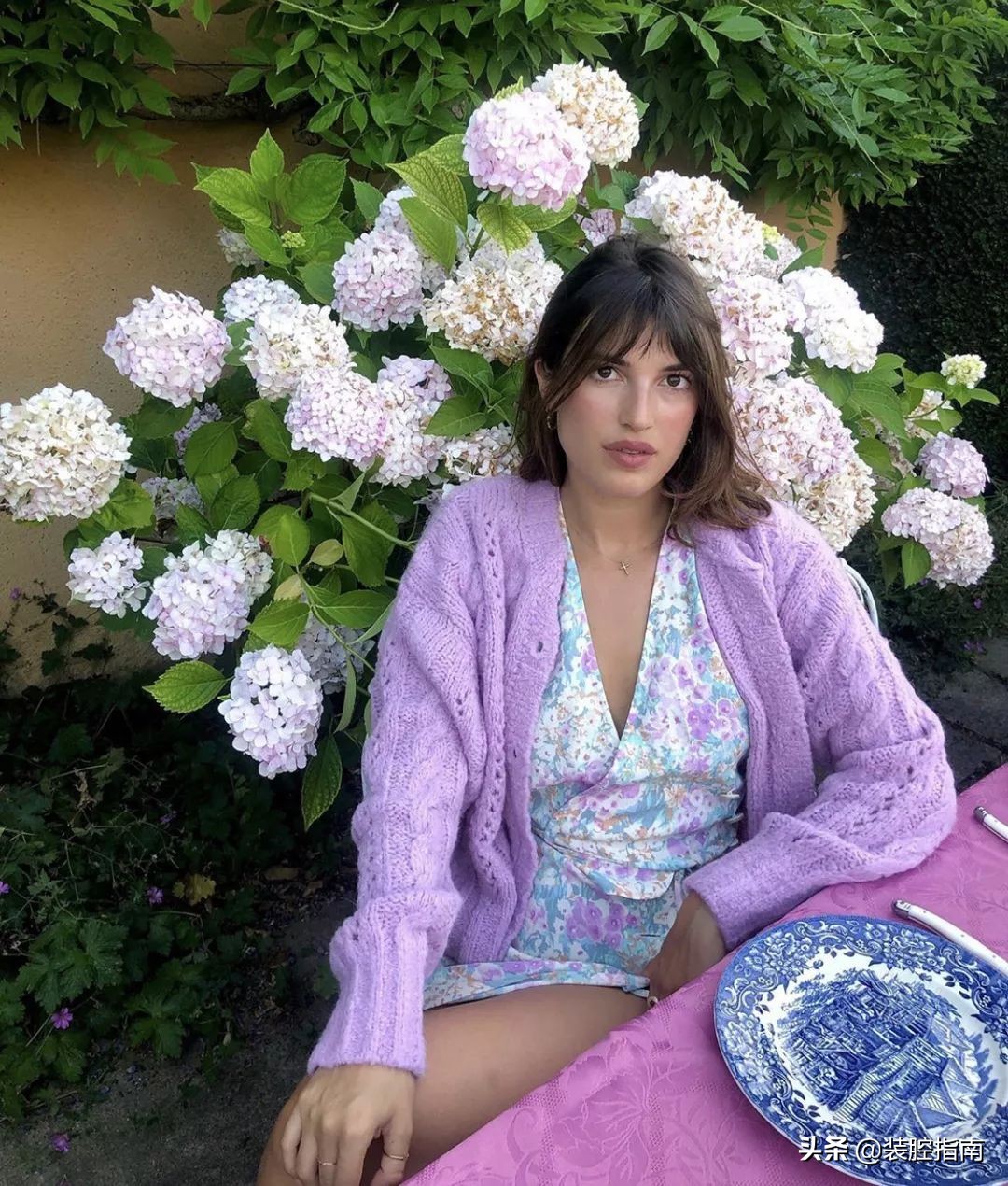 慵懒风毛衣怎么搭项链,秋冬毛衣项链穿搭