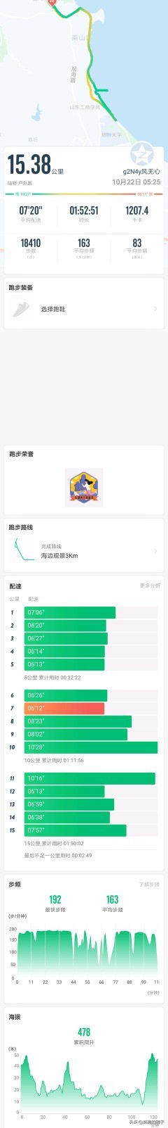 备战南京马拉松5—烟台滨海路畅跑15公里海钓黄海明珠合肥号