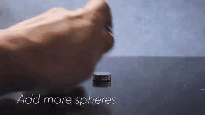 生活需要玩个球?钕磁铁片,搭配金属钢球,N种组合方式舒缓压力