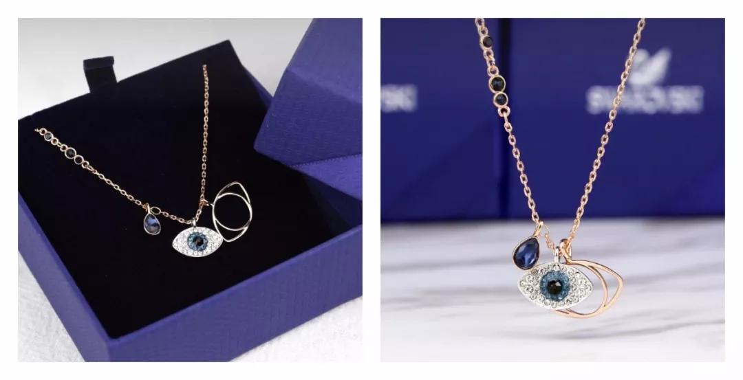 施华洛世奇项链恶魔之眼真假鉴别,施华洛世奇恶魔之眼项链辨真伪