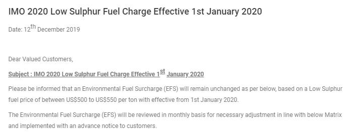 东莞国际物流漕帮最新各大船公司THC等费率调整和停航通知汇总