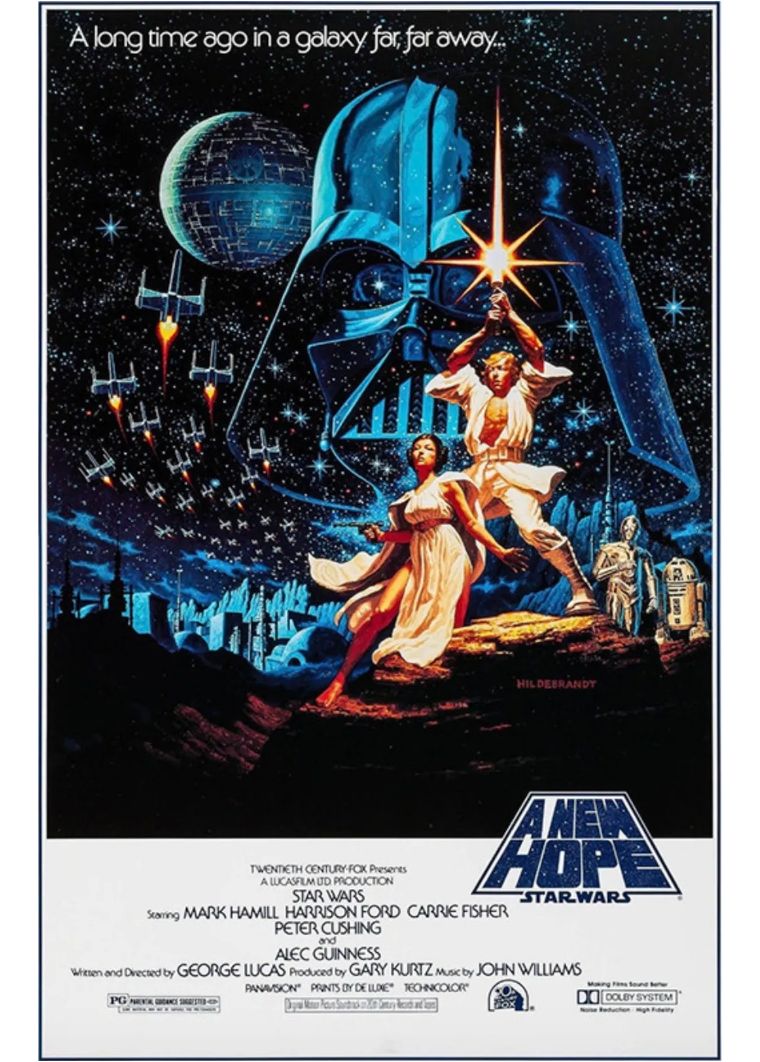 手绘星球大战,文艺复兴绘画海报