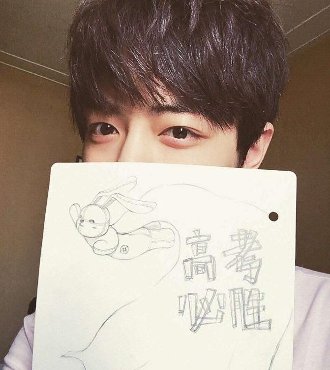 明星赵丽颖画的画,罗云熙赵丽颖画骨