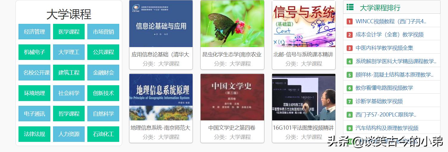 免费课程自学网站推荐排行,免费自学课程网站有哪些