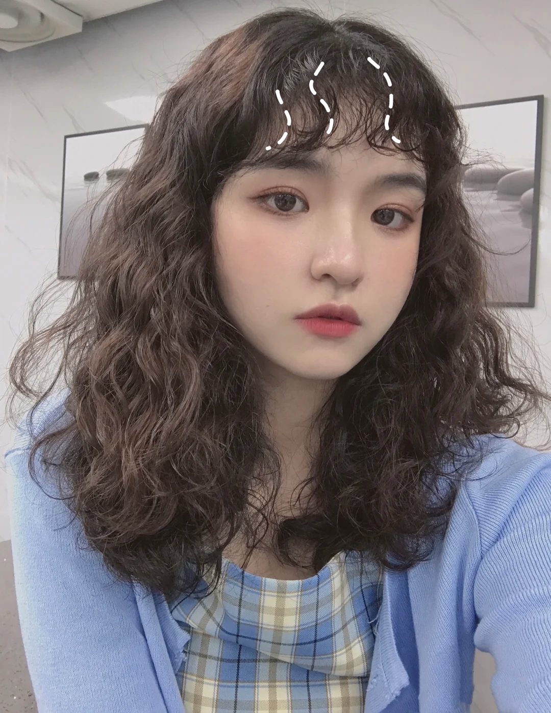 脸显大的女生发型,脸大女生日常发型