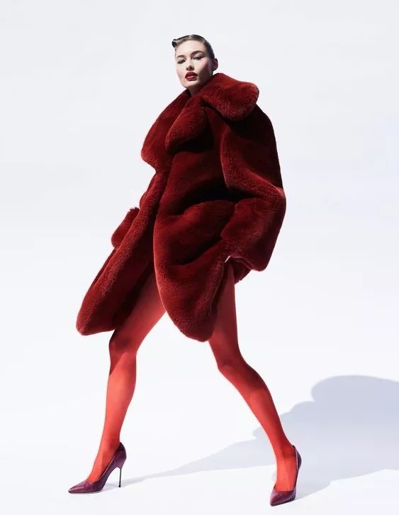 新中式红色日常穿搭,拒绝俗套的穿搭