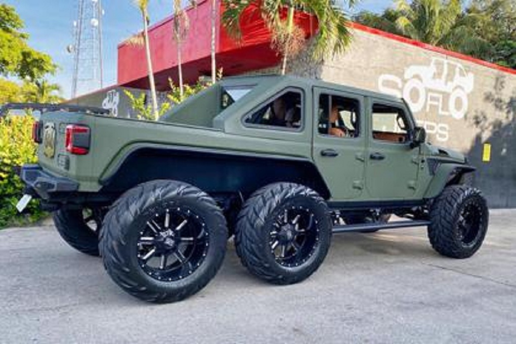 吉普牧马人越野能力有多强,六轮版牧马人