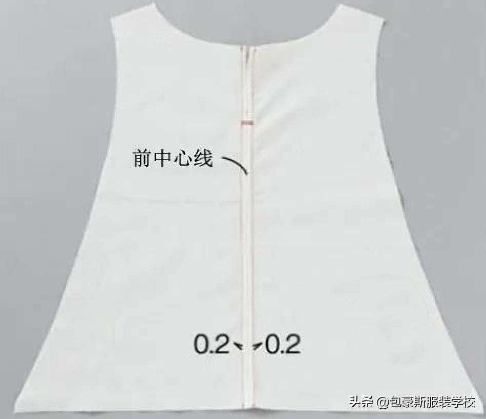 前后双面系带围裙效果附图纸,宝宝前后双面系带围裙