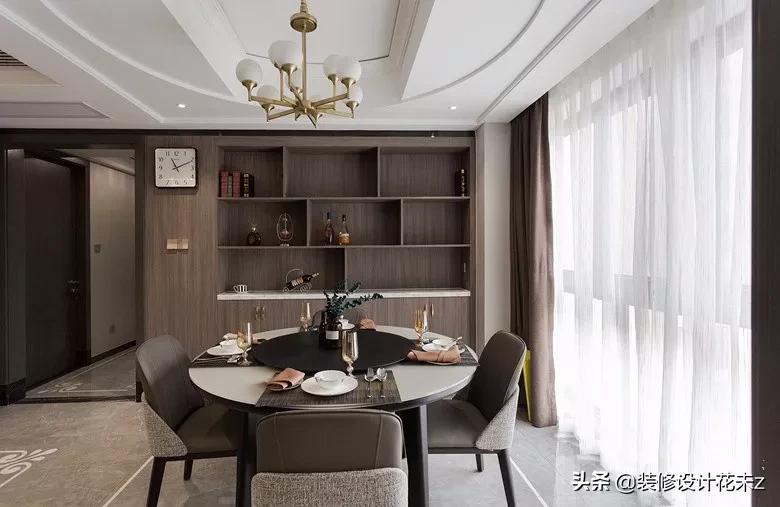 小户型餐柜酒柜设计,餐边柜酒柜一体设计轻奢