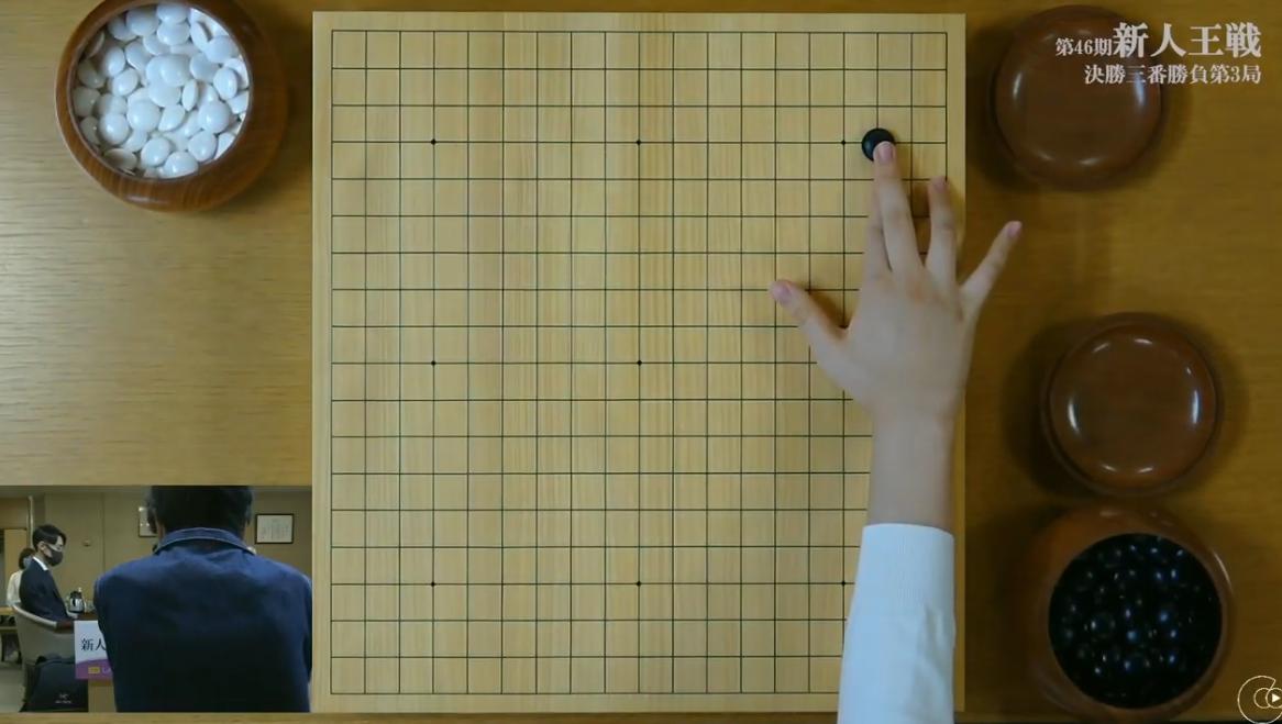 10.15围棋赛事：新人王决赛上野1：2失利，中韩6V6童梦成胜卞相壹