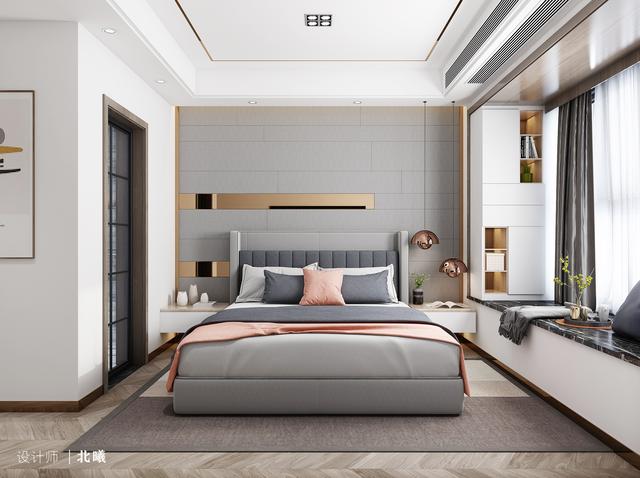 他把108㎡现代简约新房发到朋友圈，瞬间被赞爆了！