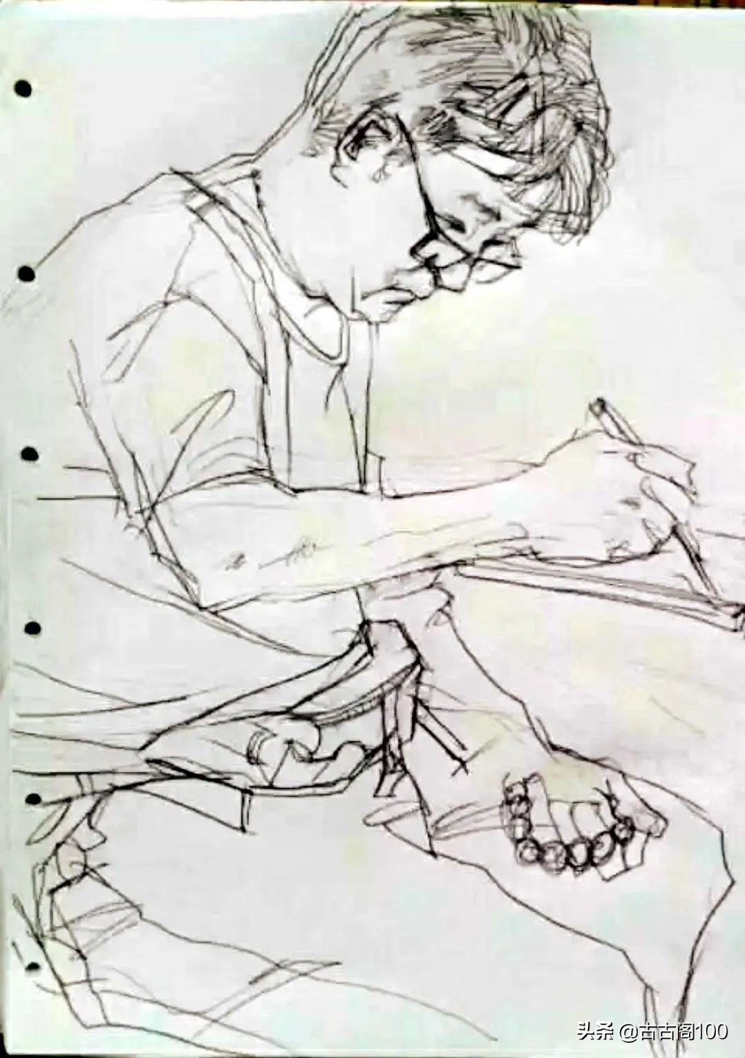 意笔人物高手蒋雪平