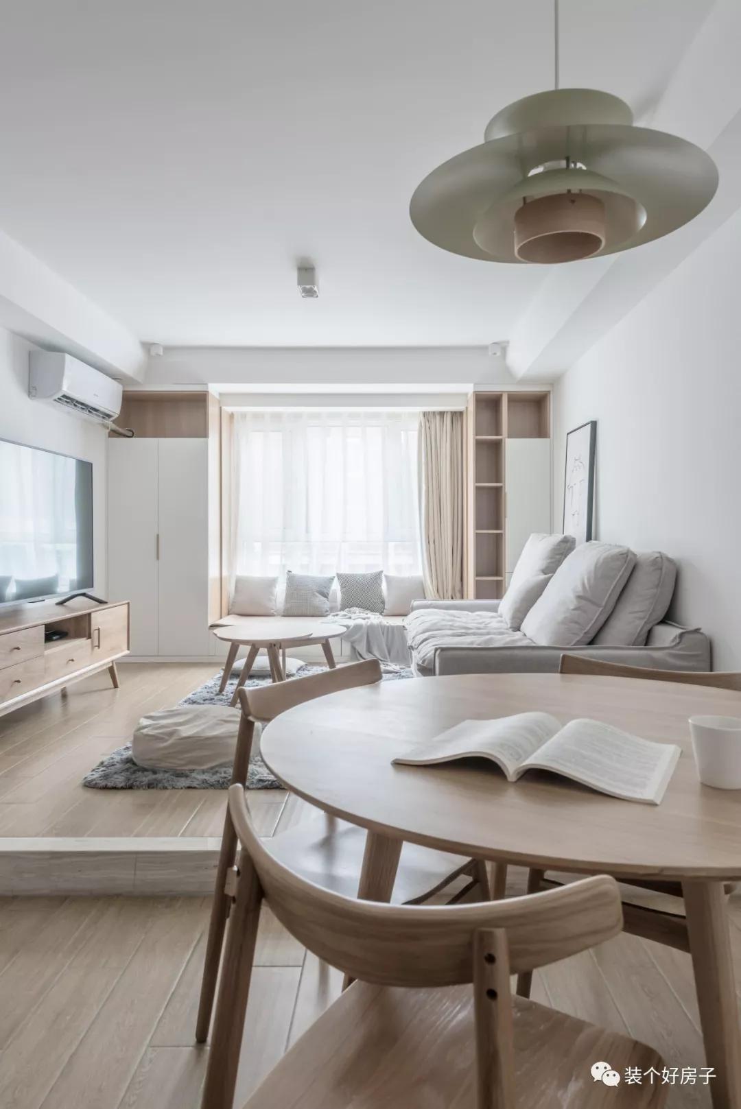 多功能开放式书房柜子,120平家庭隐藏式书房设计