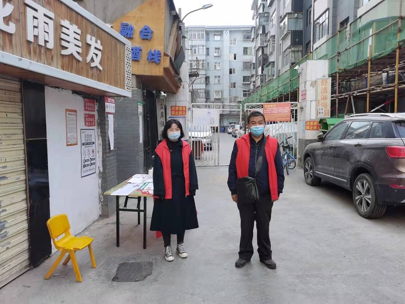 社区排查患者下沉基层共抗疫,社区及下沉工作人员共同抗疫