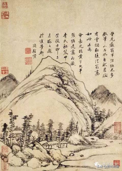 明代山水名画,明代山水书法作品欣赏