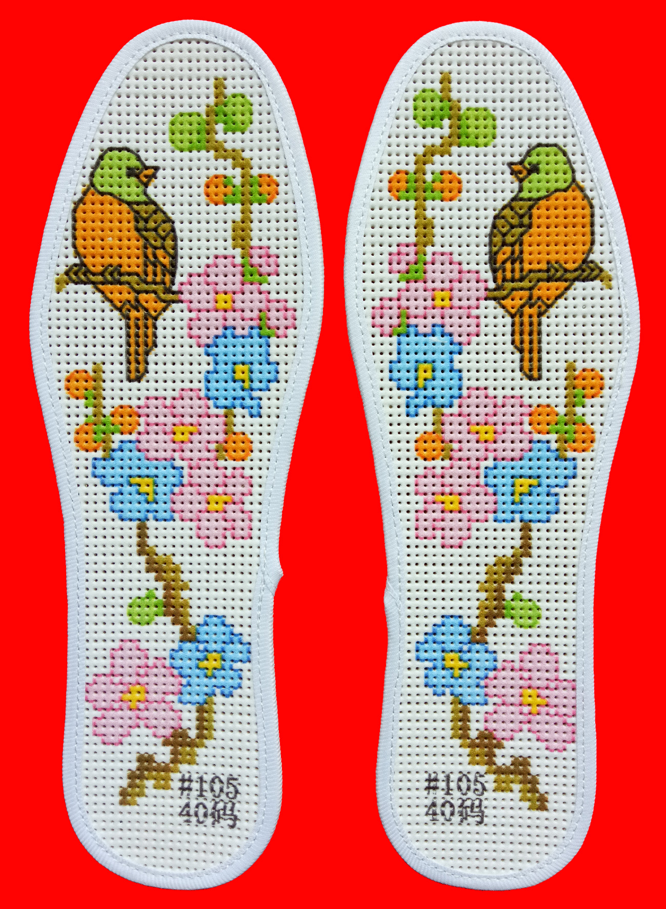 鞋垫绣花鞋垫,莒南鲁艺绣花鞋垫