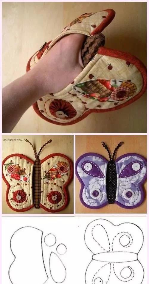 自制收纳小布筐超好看,碎布做有盖子的收纳筐