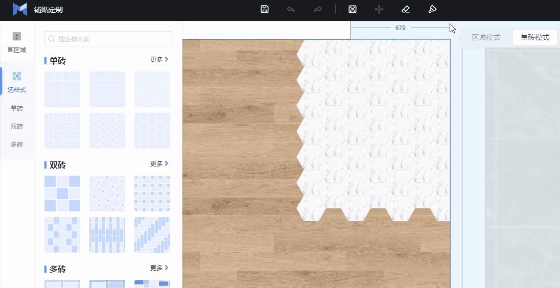 简一大理石水刀拼花铺贴效果,地砖水刀拼花平面铺贴图