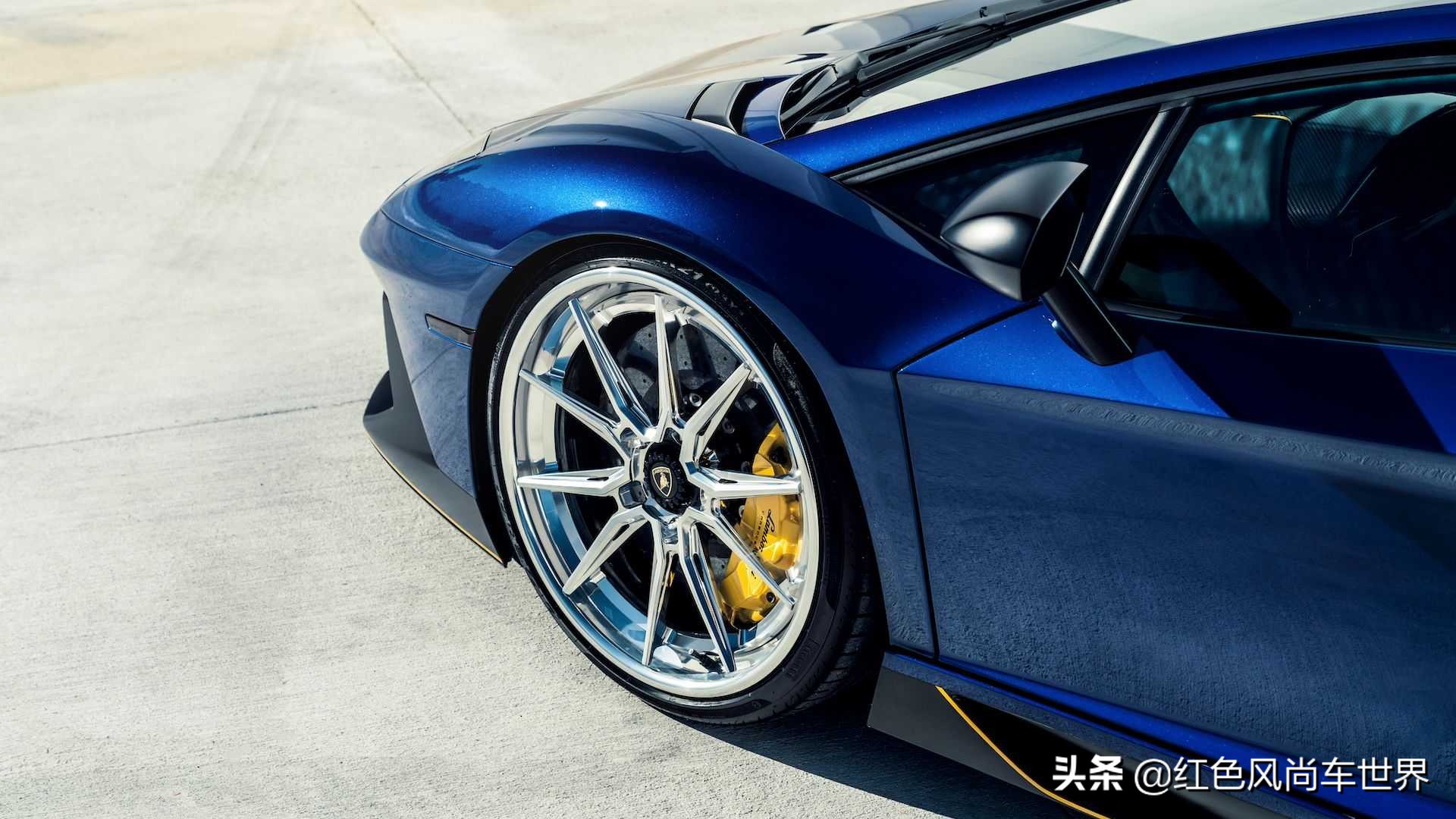 兰博基尼aventadorsvj红色,兰博基尼