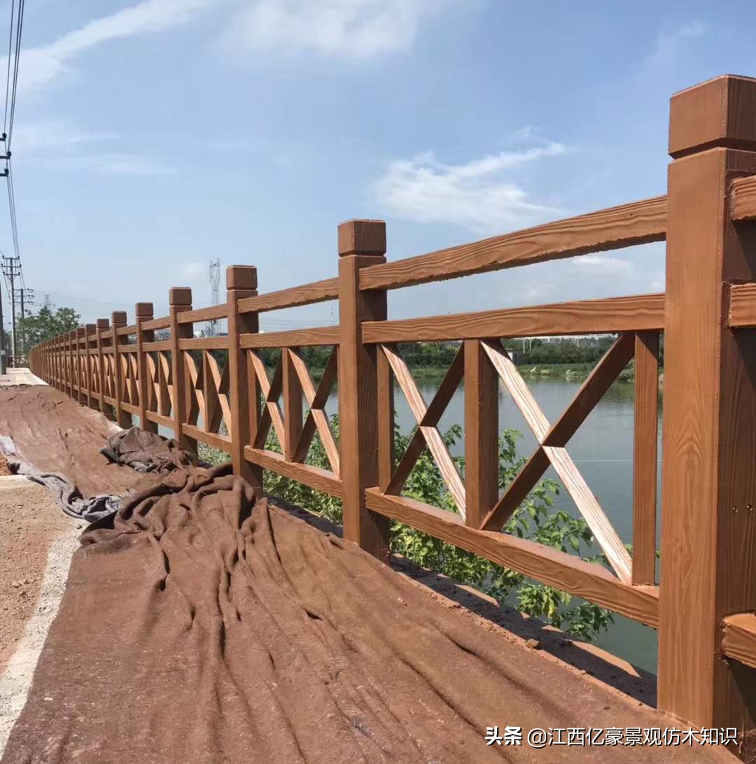 水泥混凝土仿木护栏多少钱一米,水泥仿木栏杆安装人工价格表