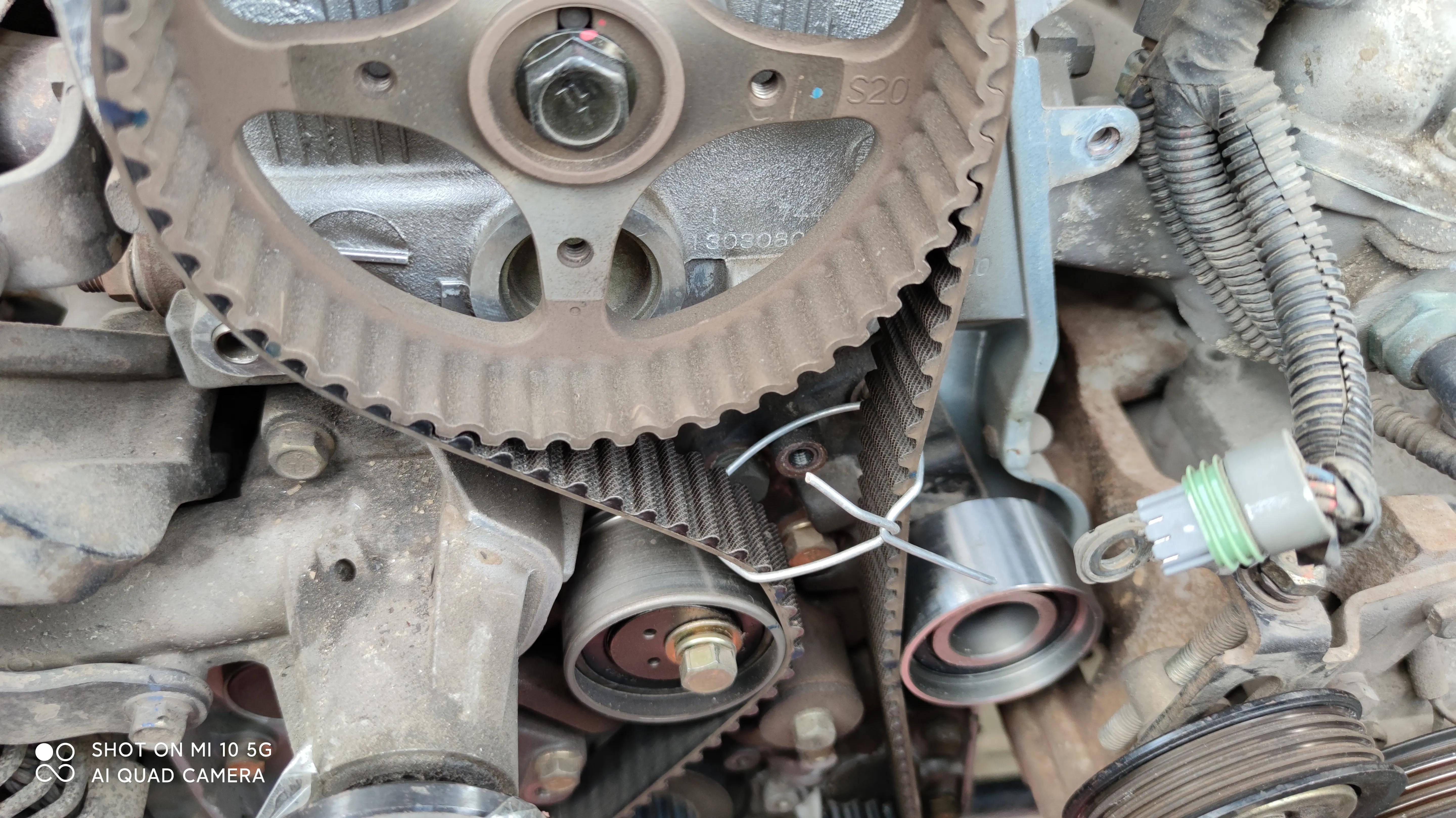 车主壮着豹子胆自己动手更换正时皮带，过程还算顺利