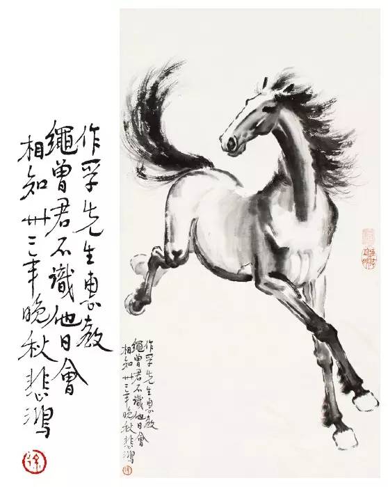 齐白石的虾徐悲鸿的马歇后语,齐白石画虾徐悲鸿画马还有谁