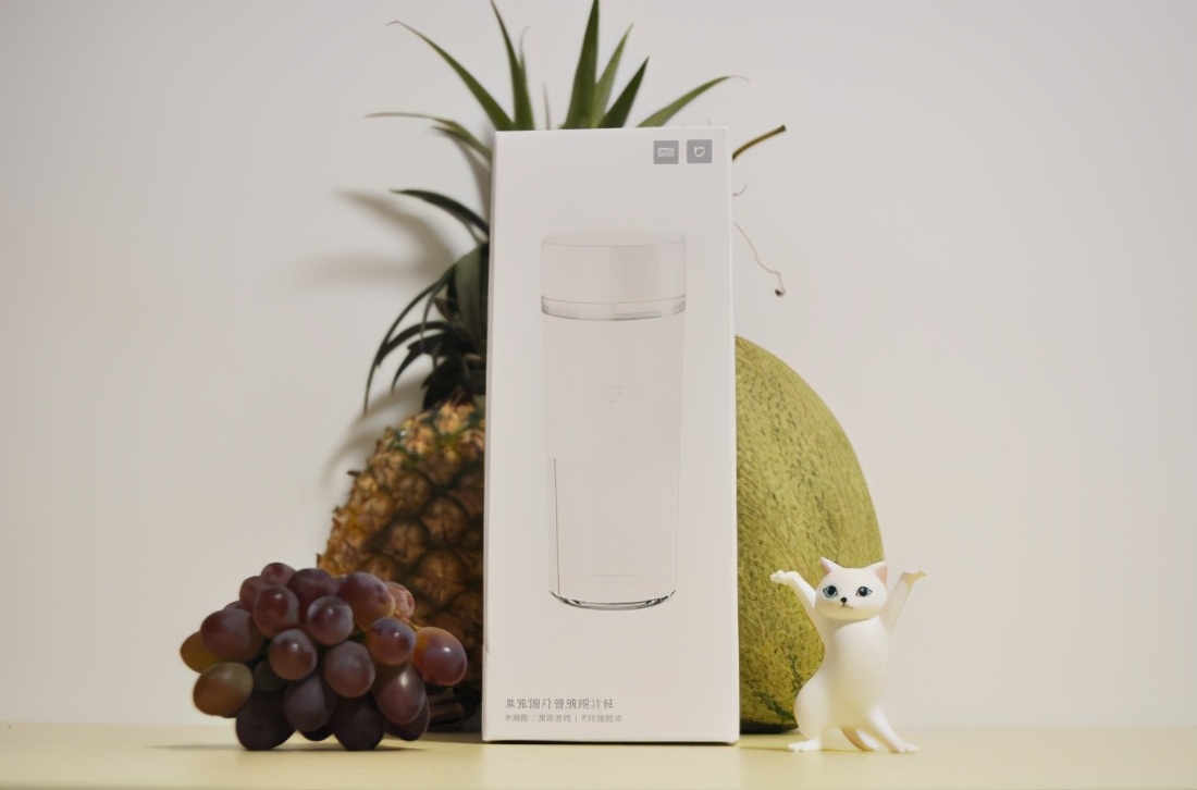 榨汁杯随时随地,米家随行便携榨汁杯榨苹果汁