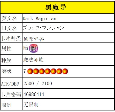 游戏王小杂谈-卡片篇01王永远的仆人-黑魔导