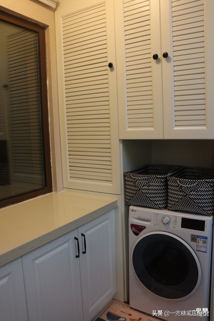 美式玄关背景墙,美式复古风格入户玄关迎门墙