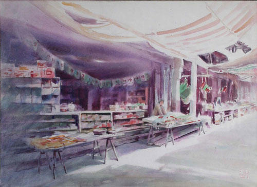 宁波著名水彩画家孙宁,孙宁水彩100幅欣赏