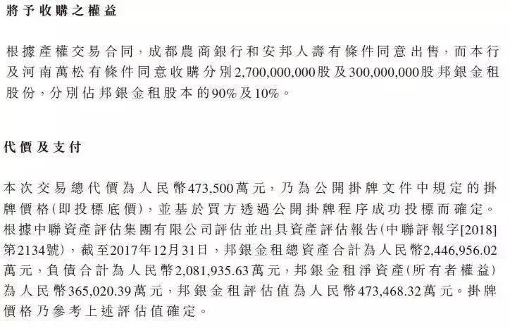 中原银行邦银金租赁,中原银行邦银