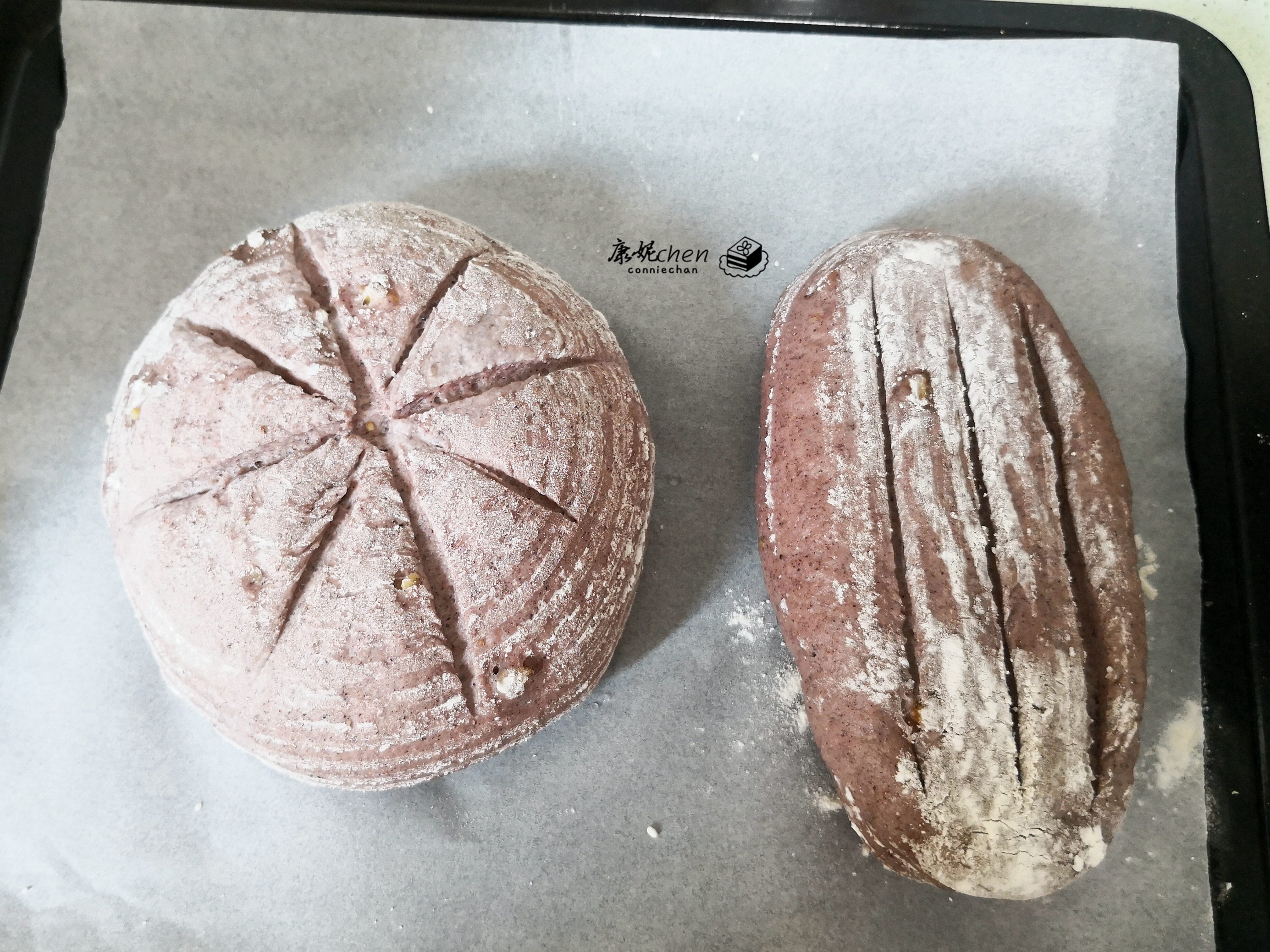 早餐营养面包黑米,黑米泡好后打成糊揉面做面包