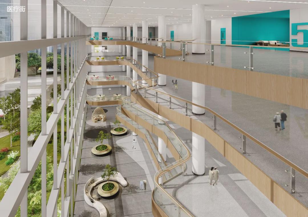 成都高新妇幼保健院,设计呈现“五态协同”理念