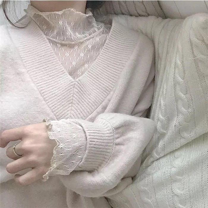 今年流行这么洋气的打底衫，太女神了！