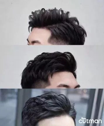 如何用发蜡弄个发型教程图解,各种发型发蜡使用方法图解